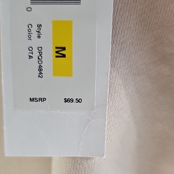 NWT DKNY Collared Short Sleeved Soft Beige Midi Dress Medium - Picture 11 of 14